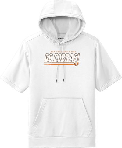 Sport-Wick Fleece Short Sleeve Hooded Pullover — view details
