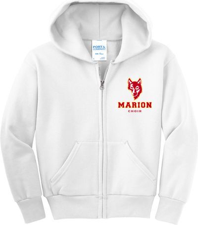 Youth Core Fleece Full-Zip Hooded Sweatshirt — view details