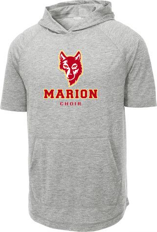 PosiCharge Tri-Blend Wicking Short Sleeve Hoodie — view details