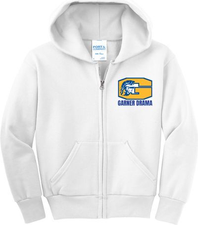 Youth Core Fleece Full-Zip Hooded Sweatshirt — view details