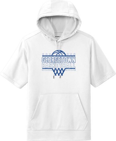 Sport-Wick Fleece Short Sleeve Hooded Pullover — view details