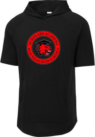 PosiCharge Tri-Blend Wicking Short Sleeve Hoodie - view details