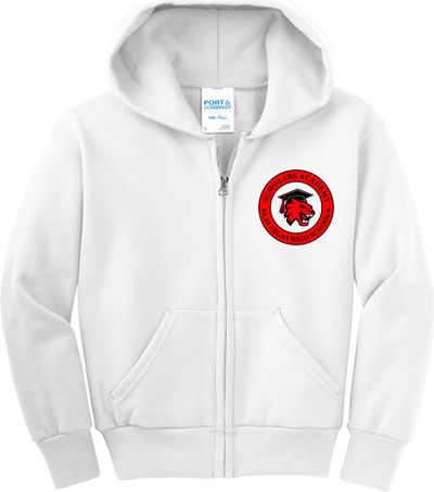 Youth Core Fleece Full-Zip Hooded Sweatshirt - view details