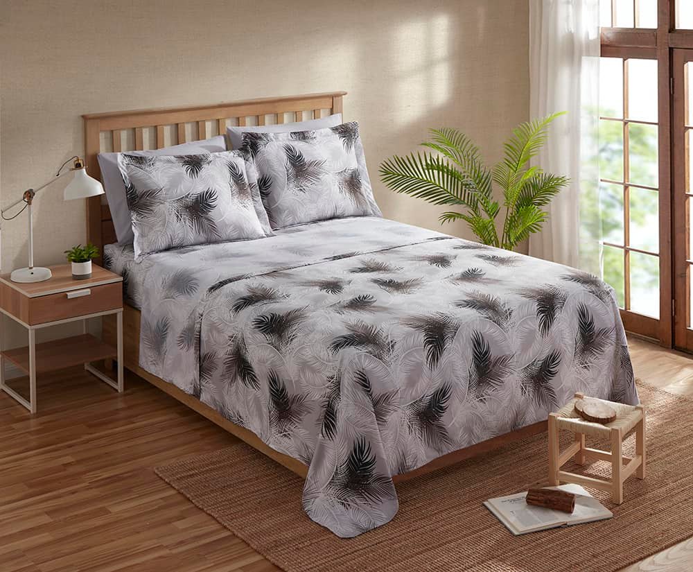 Gray Feather Sheets King — view details