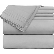 Silver/Light Grey Sheets King — view details